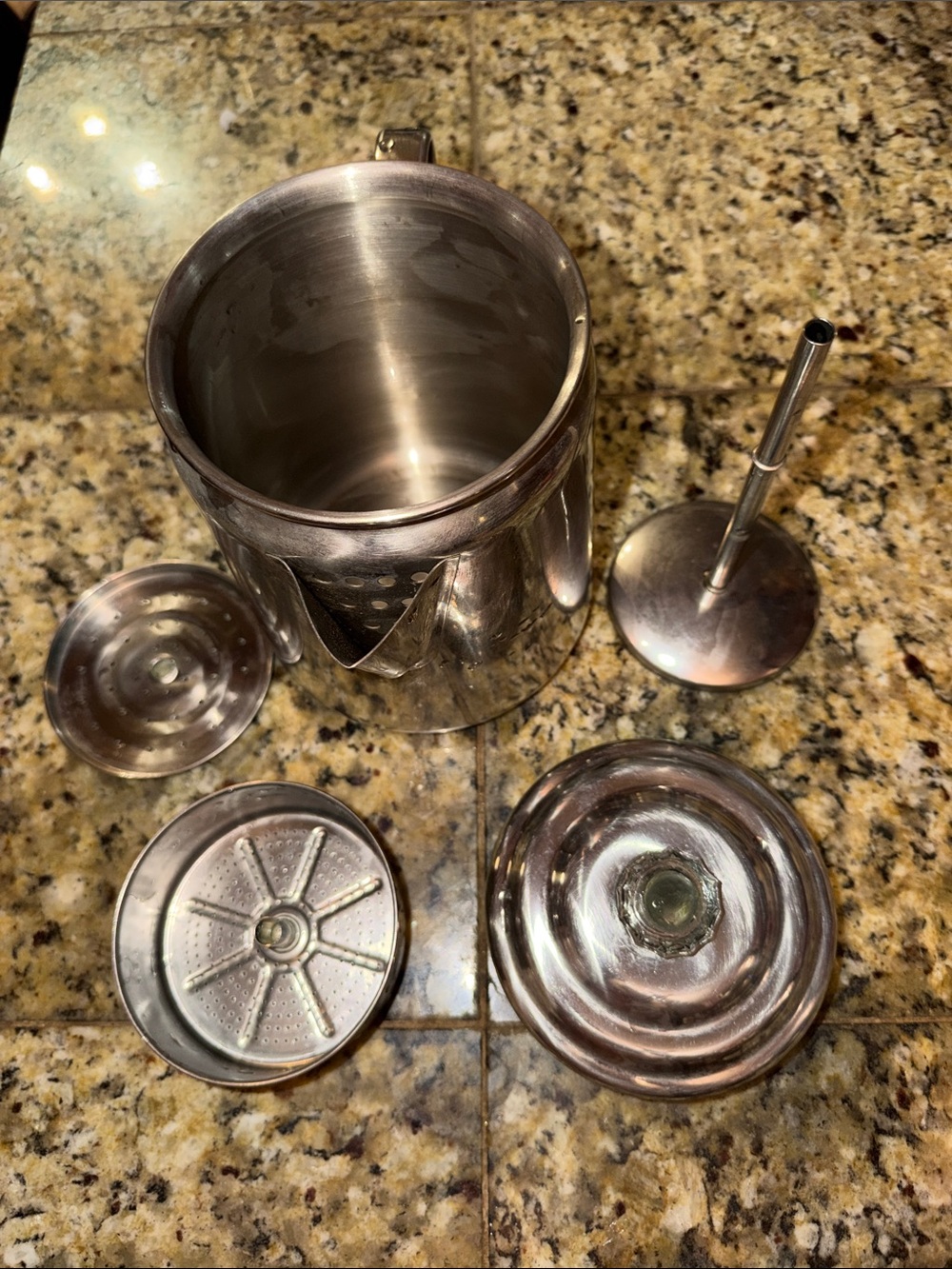 Coleman Stainless Steel French Press Coffee Maker - Silver